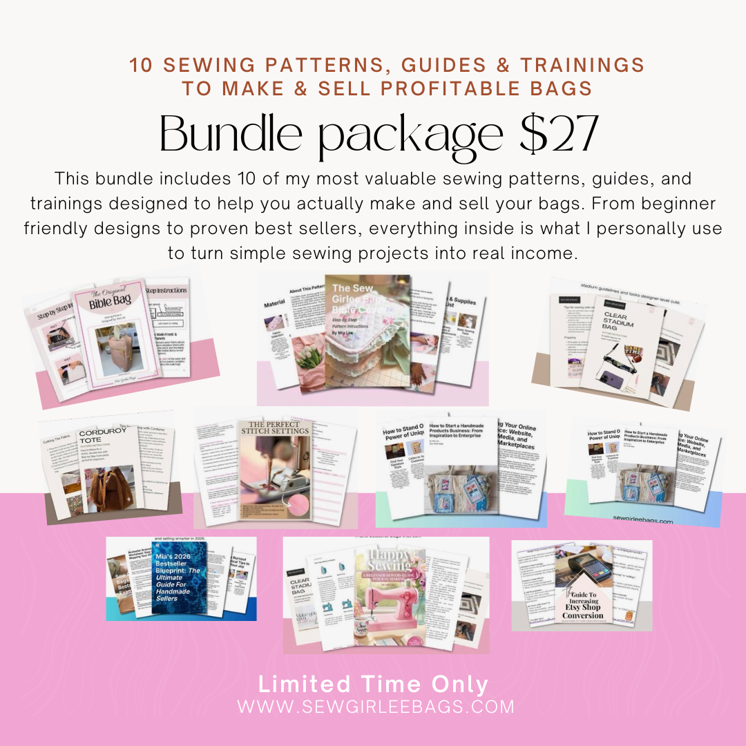 10 Sewing Patterns, Guides & Trainings to Help You Make & Sell Profitable Products