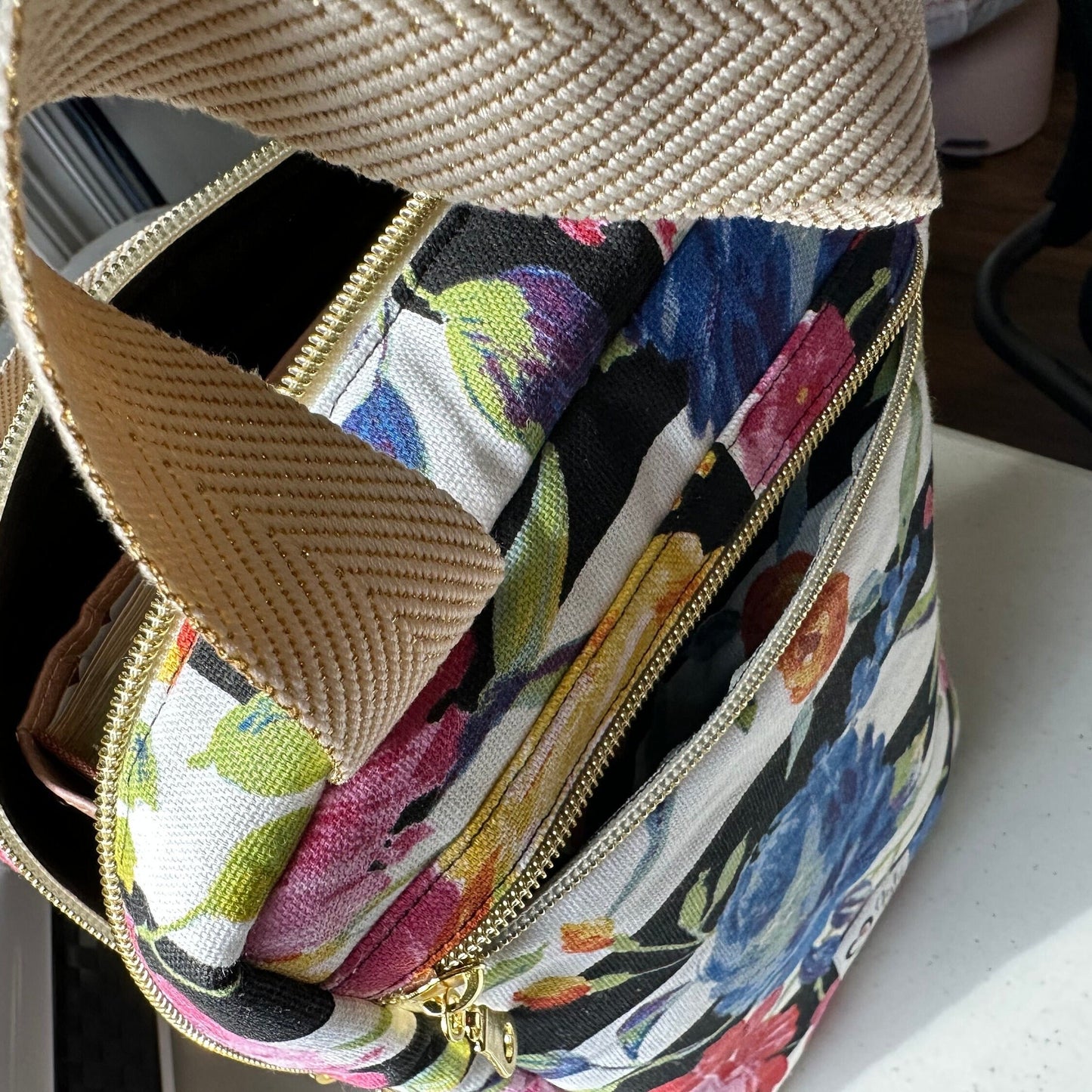 Bible Bag Floral Canvas