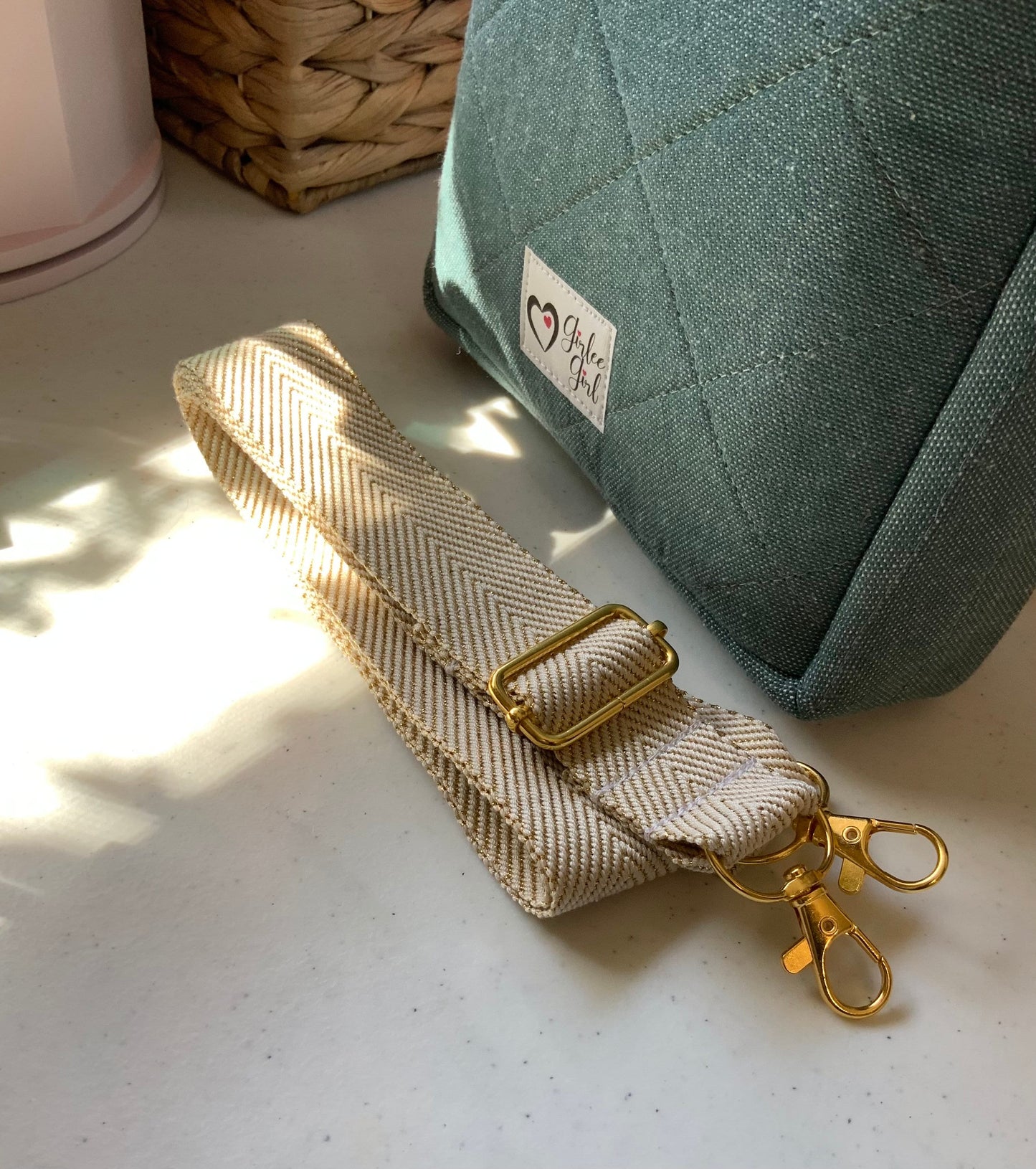Long adjustable strap for Bible bag