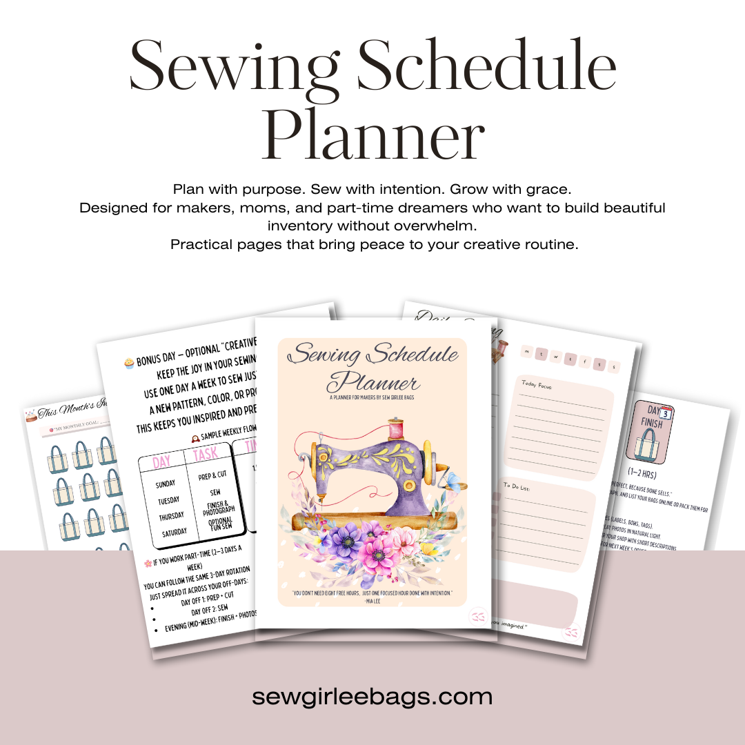 Sewing Schedule Planner