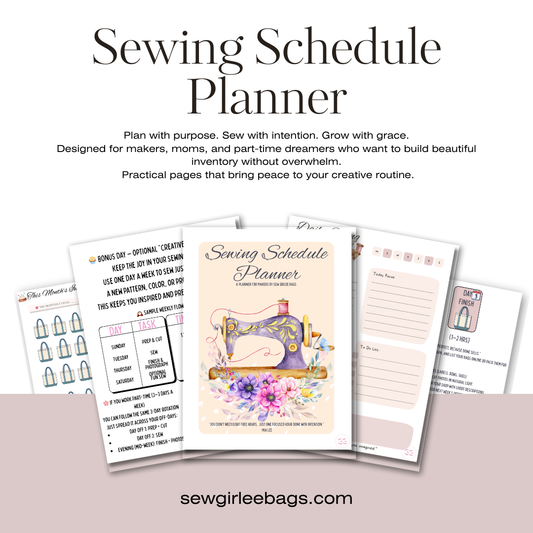 Sewing Schedule Planner