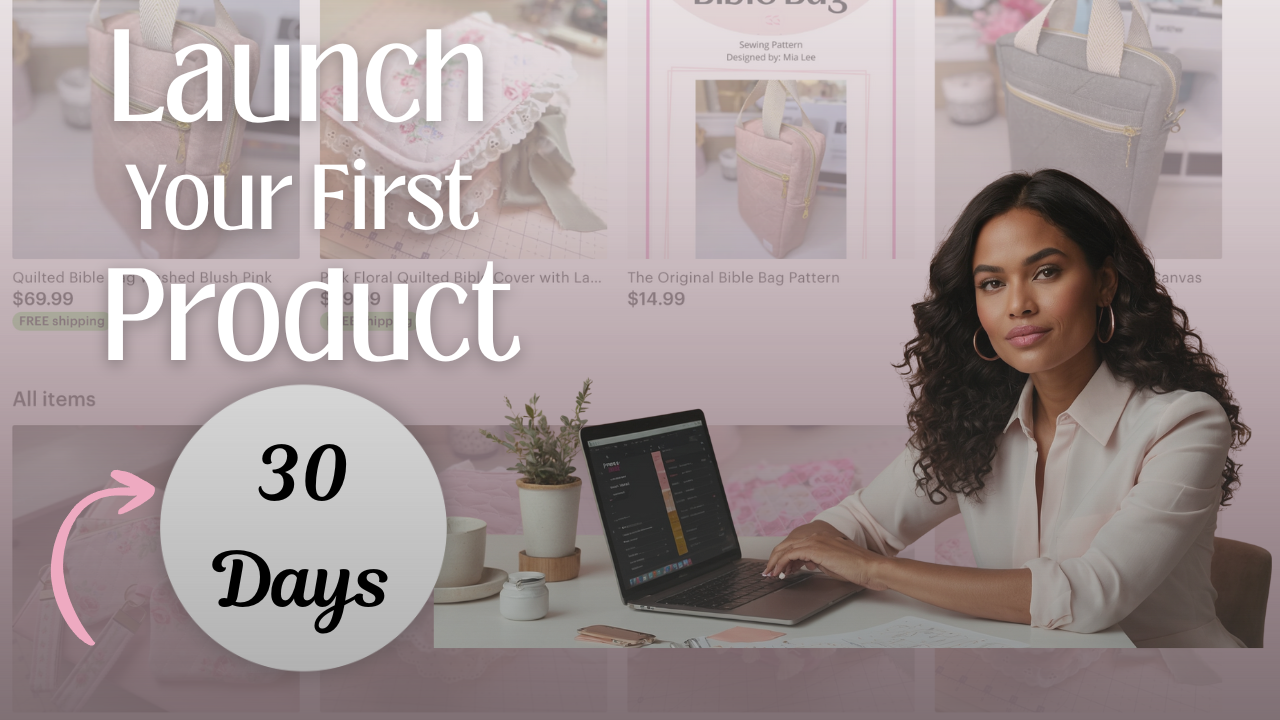 Load video: So many women dream of selling their handmade creations—but don’t know where to start. That’s why I created The Handmade CEO Academy—a step-by-step program designed to help you set up your shop, build your brand, and list your first product in just 30 days.In this video, I’m sharing the heart behind the Academy and how I went from sewing at home to running a successful handmade business. If you’ve been feeling stuck, overwhelmed, or unsure of how to begin… this is for you.💗 No experience needed🧵 Clear lessons + tools to help you launch confidently📦 Learn how to set up, sell, and succeed—one stitch at a timePress play and let me show you what’s possible when you step into your role as the Handmade CEO you were meant to be.