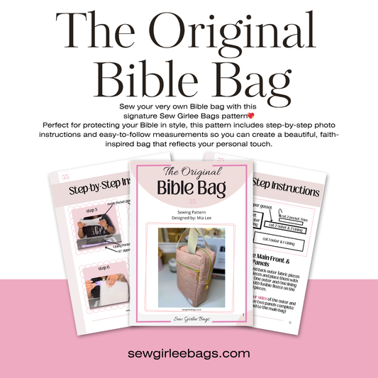 The Original Bible Bag Pattern Instructions