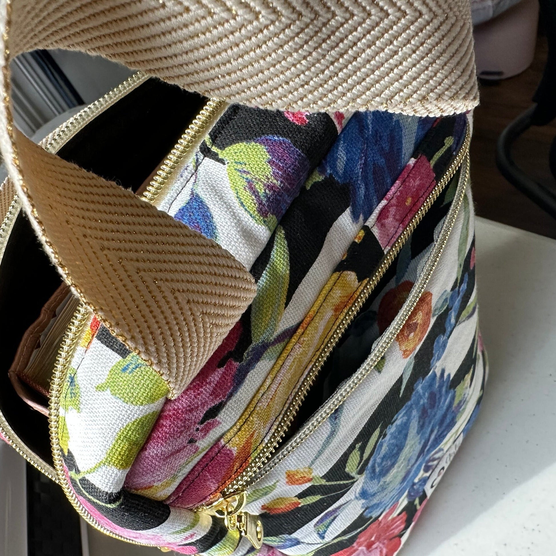Bible Bag Floral Canvas