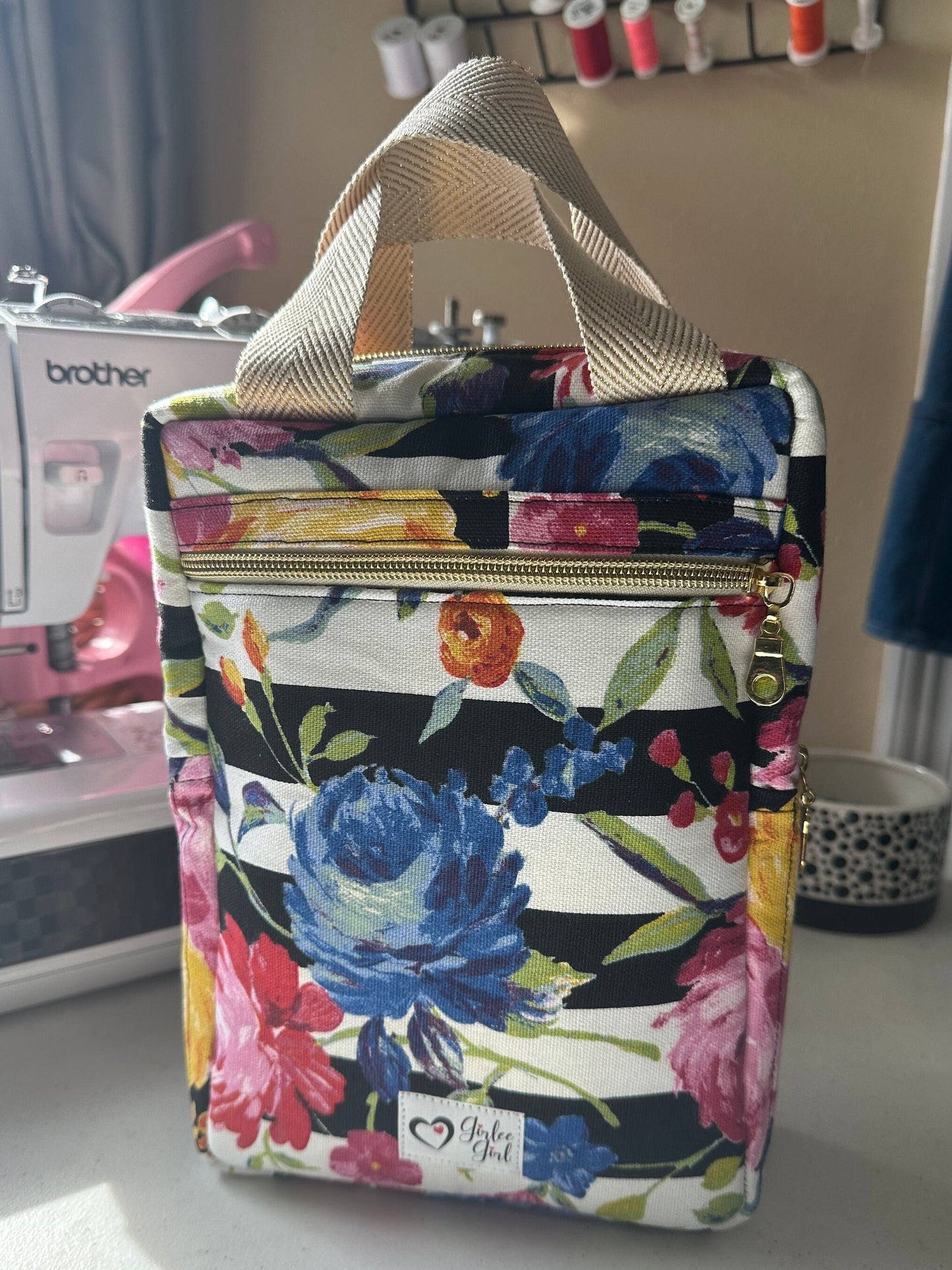 Bible Bag Floral Canvas
