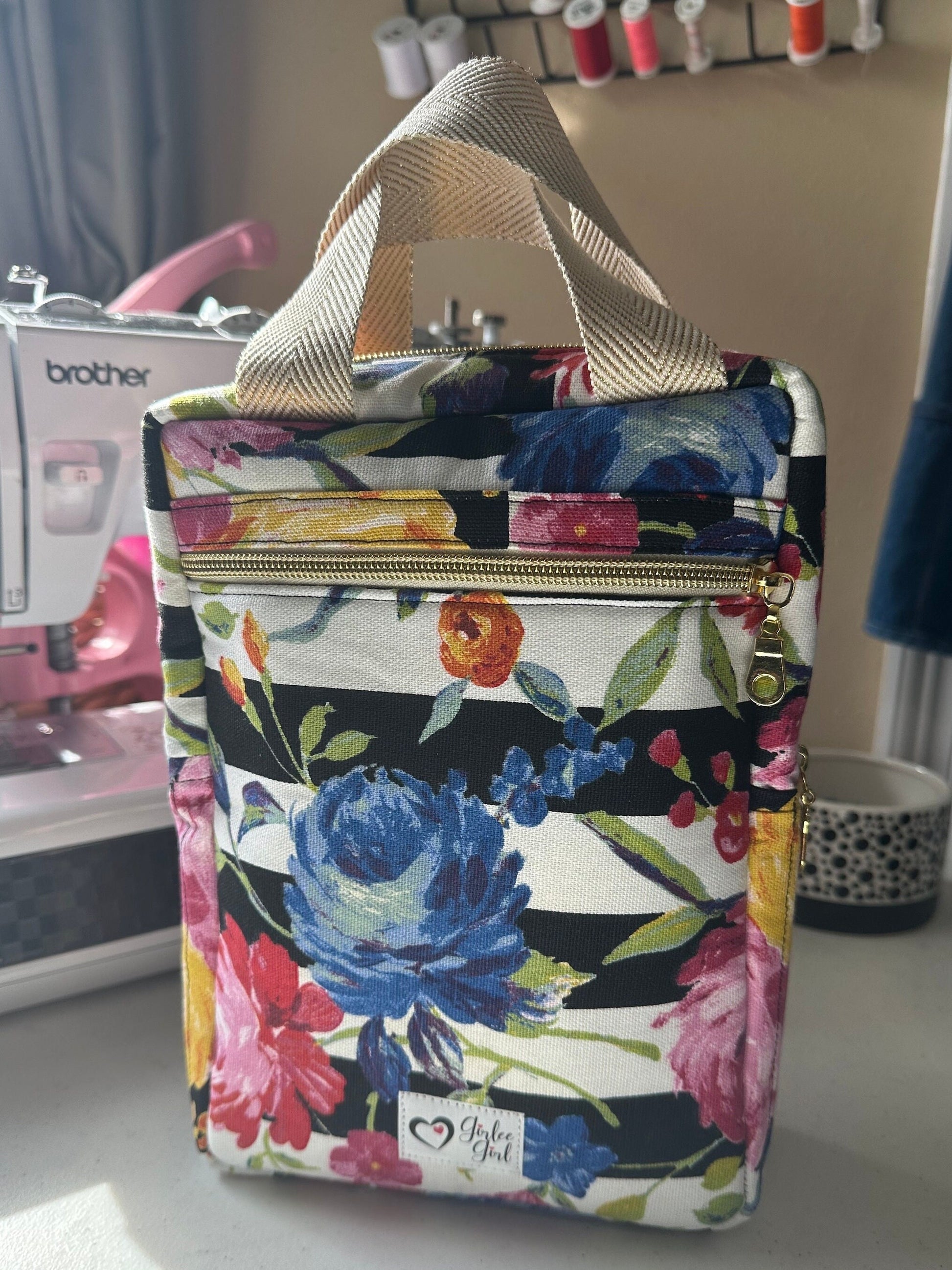 Bible Bag Floral Canvas
